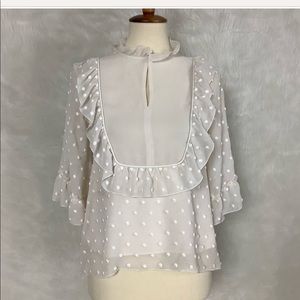 See by Chloe Swiss Dot Embroidered Blouse